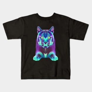 Cosmic Black Panther Kids T-Shirt